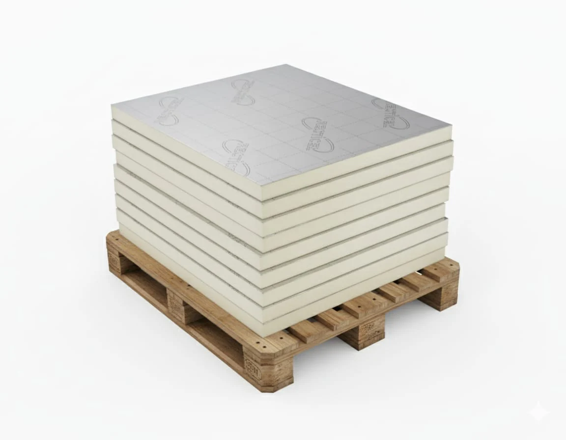 50mm PIR Insulation Half Board 1.2m x 1.2m - Image 3