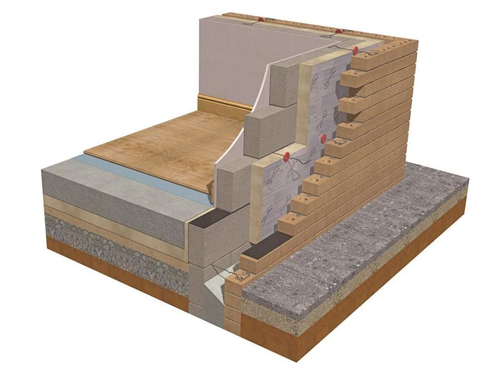 100mm Recticel Eurowall® Partial Fill Cavity Insulation Board  1200mm x 450mm - 5.40m2 per pack - Image 3