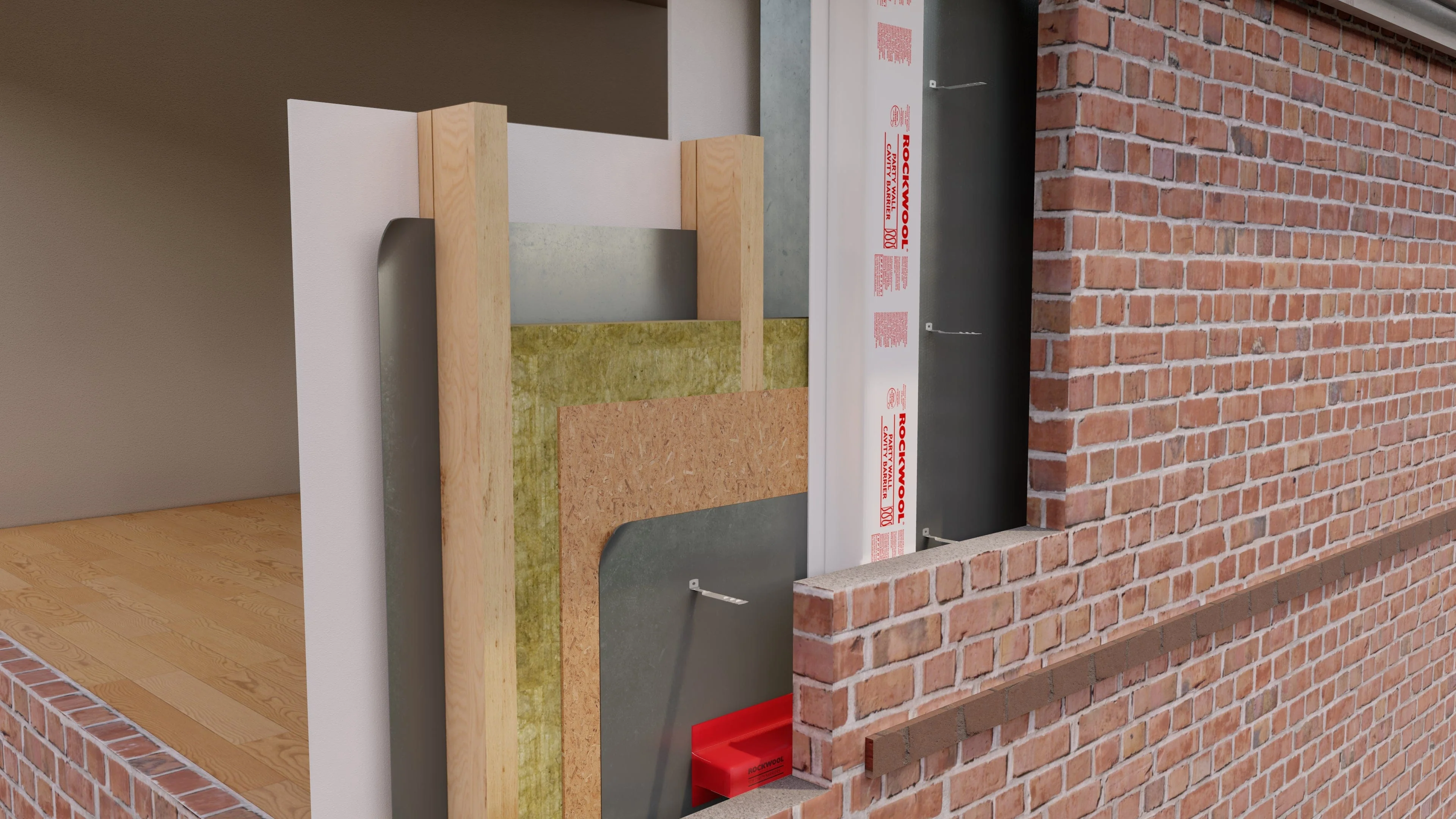 100mm Rockwool NyRock Frame Slab 032  1.2m x 600mm - Image 3