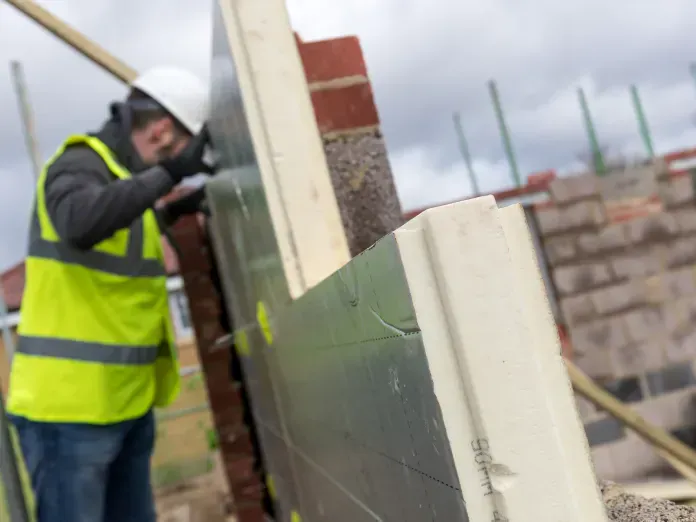 115mm Recticel Eurowall®+ Full Fill Cavity Wall Insulation 1200mm x 460mm - 4.32m2 per pack - Image 3