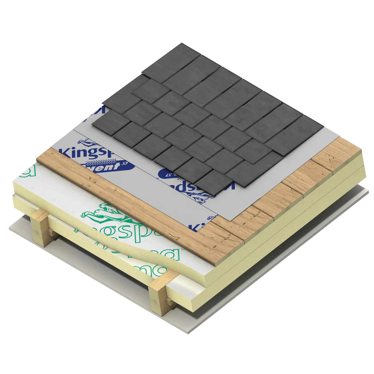 150mm Kingspan TP10 ThermaPitch PIR Insulation Board 2.4m x 1.2m - Image 3