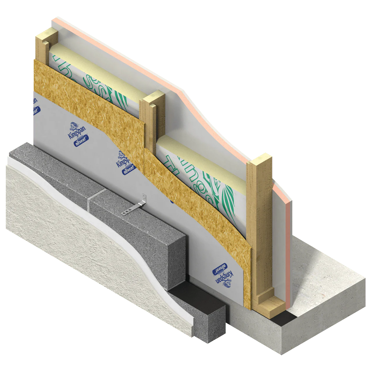 40mm Kingspan TW55 ThermaWall PIR Insulation Board 2.4m x 1.2m - Image 4