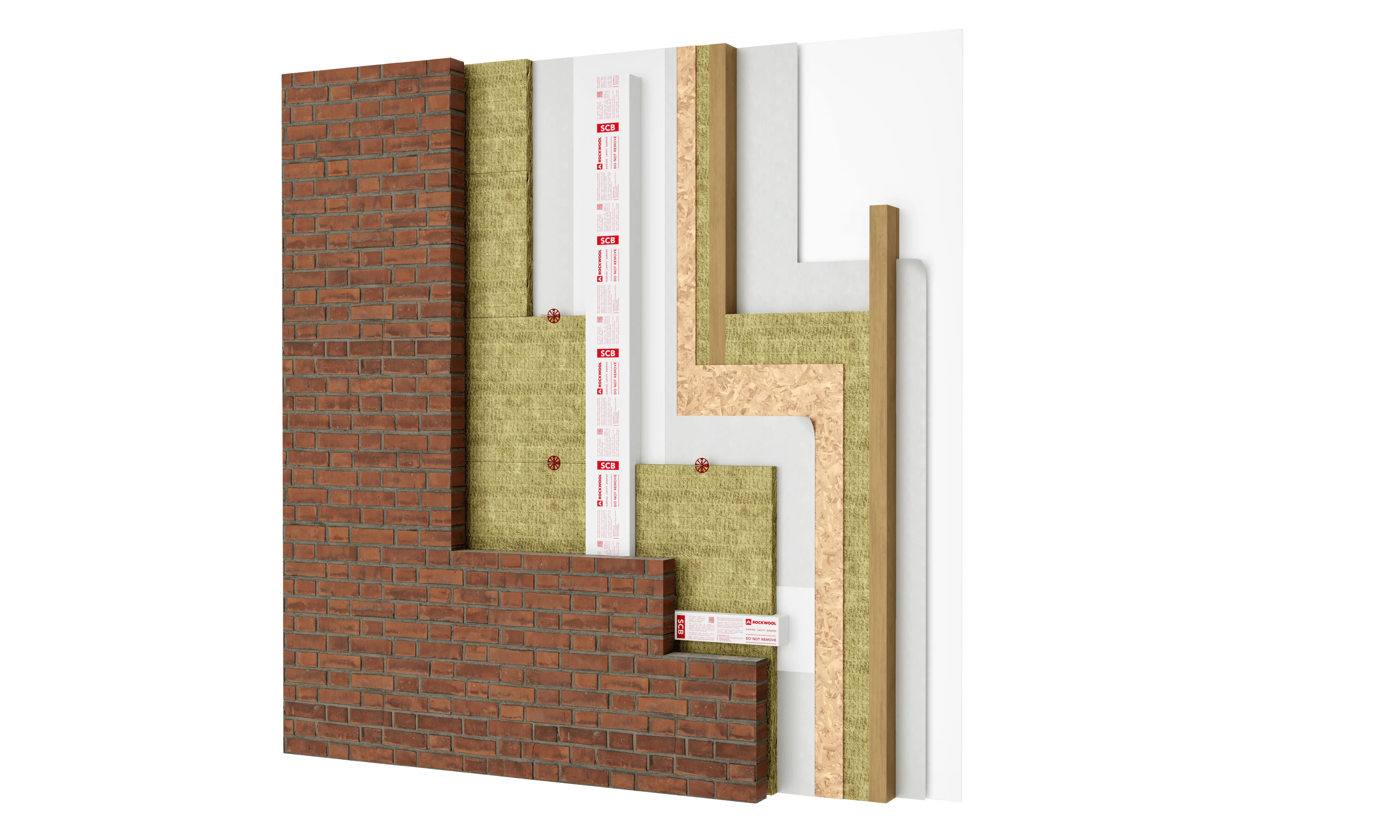 110mm Rockwool Sleeved Cavity Barrier (SCB) 1.2m x 110mm - Image 5