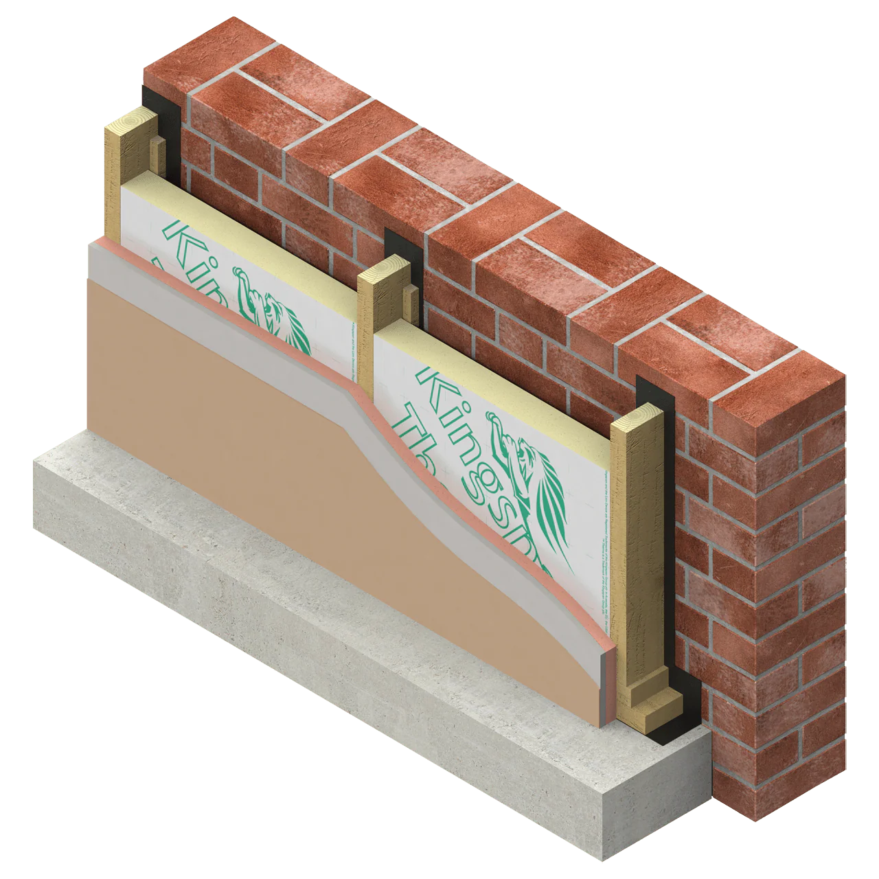 70mm Kingspan TW55 ThermaWall PIR Insulation Board 2.4m x 1.2m - Image 2