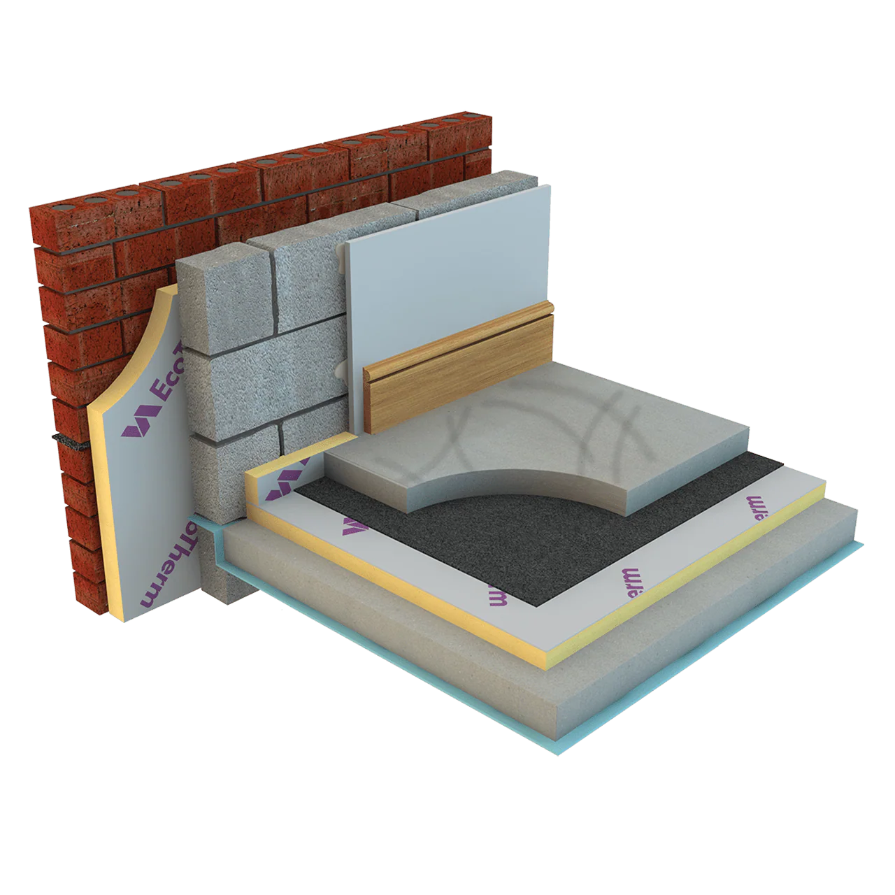 90mm Ecotherm Eco-Versal PIR Insulation Board 2.4m x 1.2m - Image 3