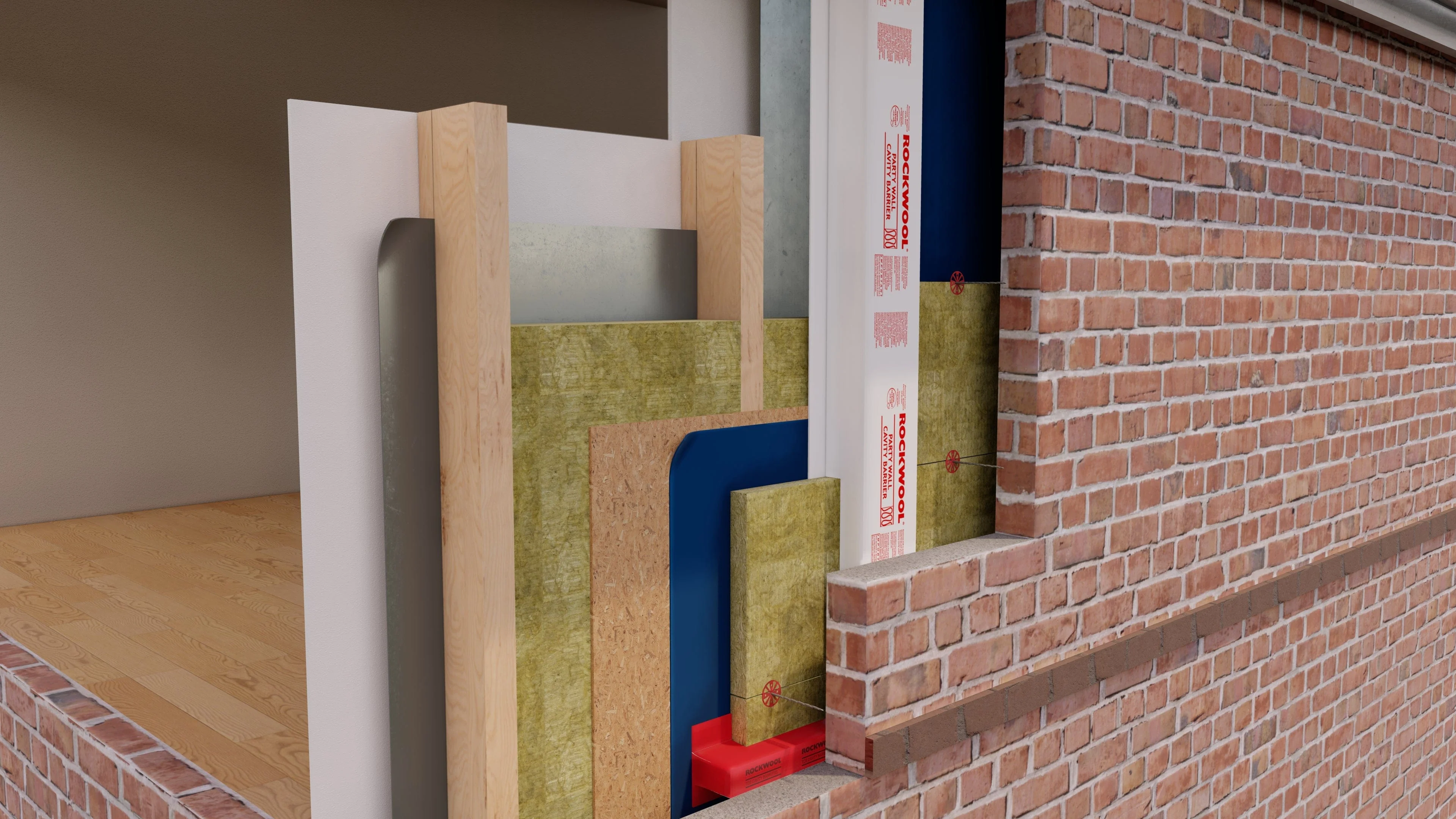 140mm Rockwool Timber Frame Slab 1.2m x 570mm - Image 2