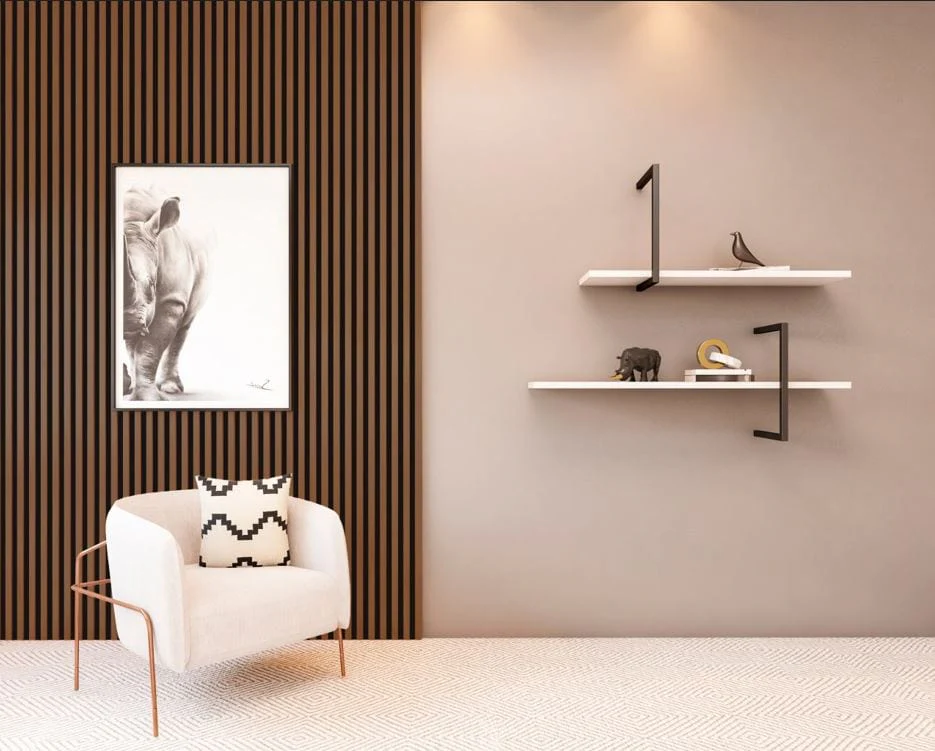 ambi-wall Acoustic Timber Slat Wall Panel  2.4m Sapele - Image 2