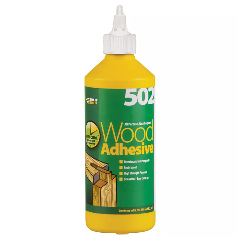 Everbuild 502 Weatherproof Wood Adhesive 500ml