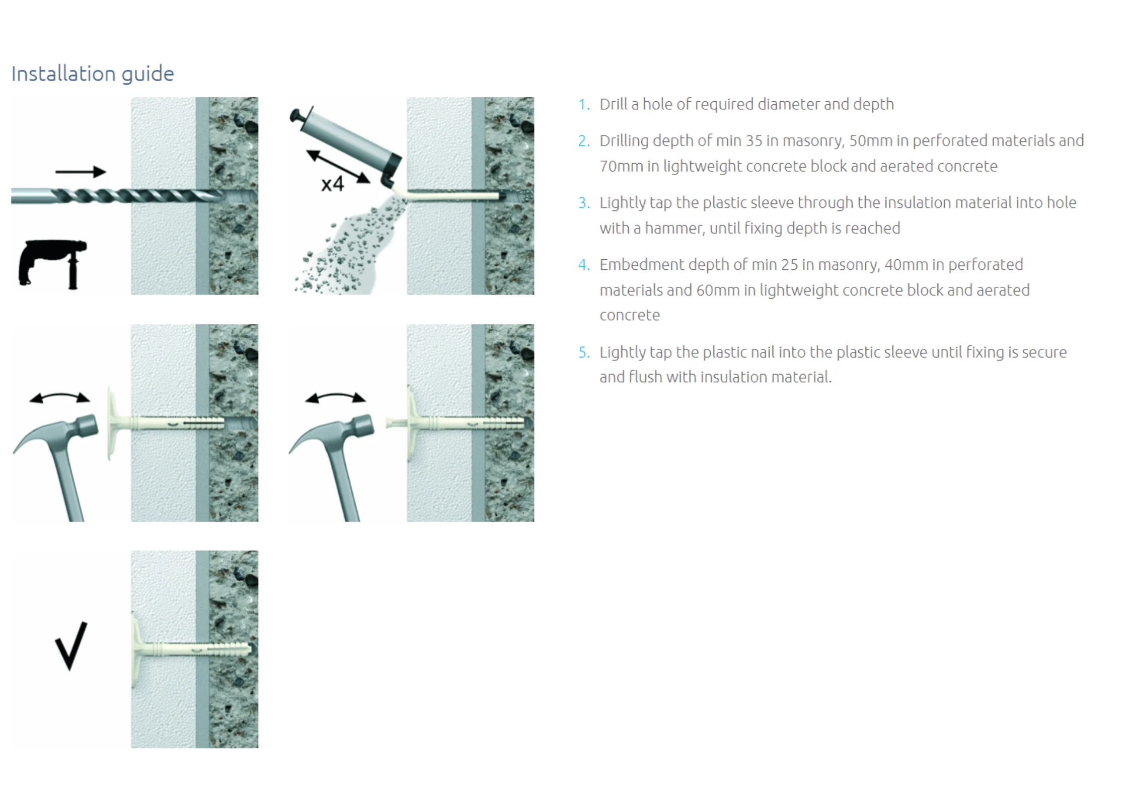 140mm Insulation Anchors - Image 4