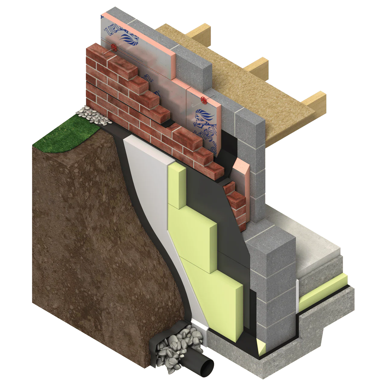 60mm Kingspan GreenGuard GG300 XPS  1250mm x 600mm - Image 3