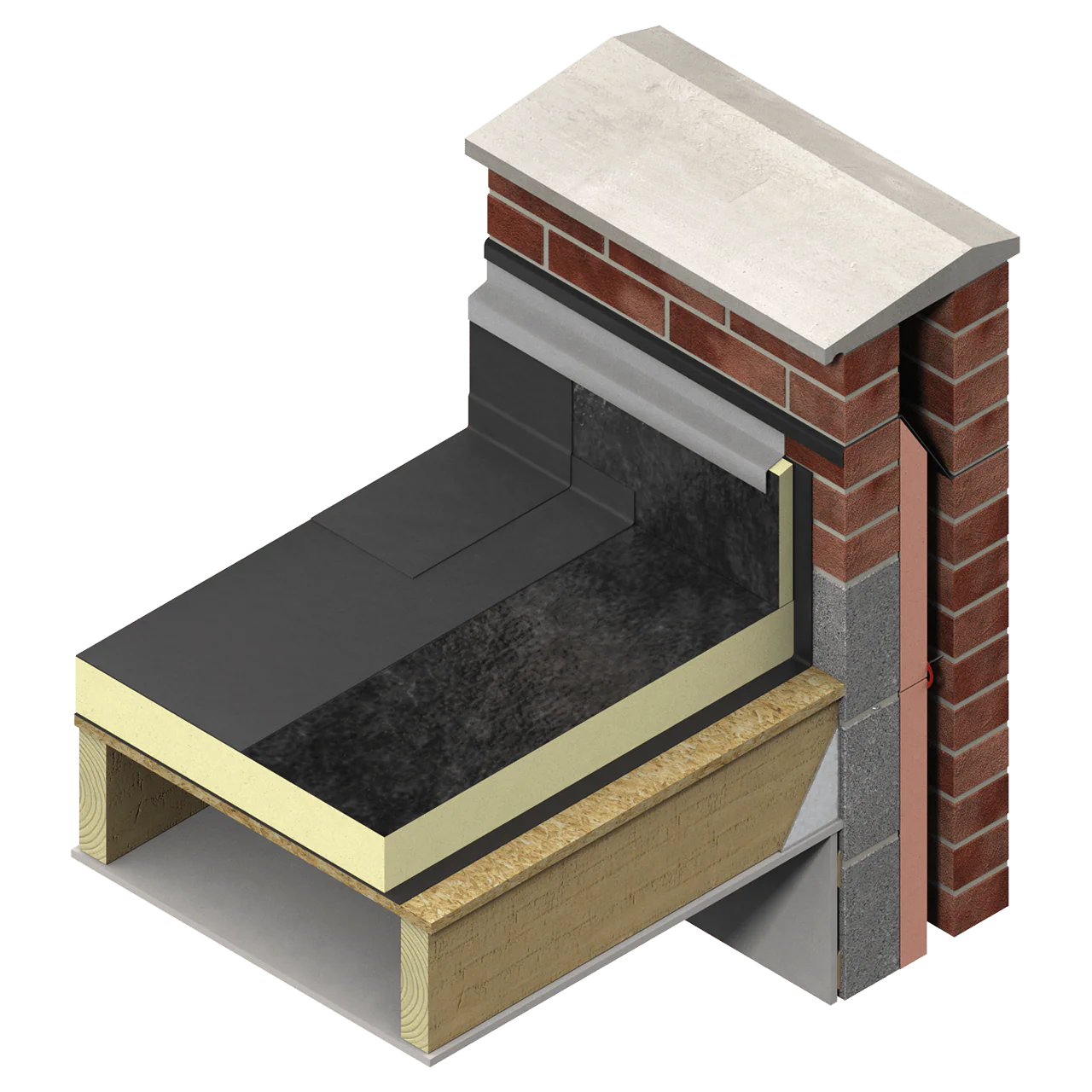 120mm Kingspan Thermaroof TR24 Flat Roof PIR Insulation Board 1200mm x 600mm - Image 4