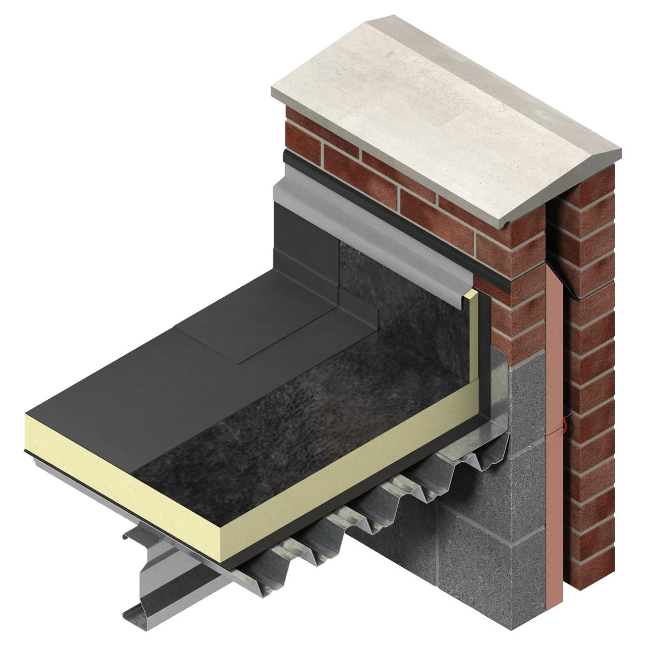 130mm Kingspan Thermaroof TR24 Flat Roof PIR Insulation Board 1200mm x 600mm - Image 3