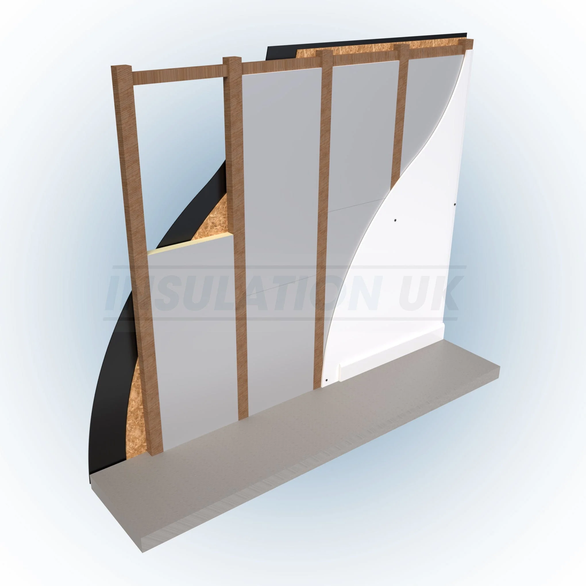 25mm PIR Insulation Strips  2400mm x 400mm - Pack of 3 - Image 4