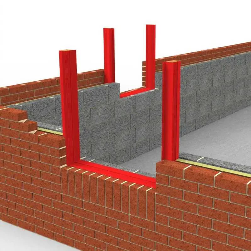 50-70mm REDSHIELD DBL Flange Cavity Barrier  2.4m - 3 per pack - Image 2