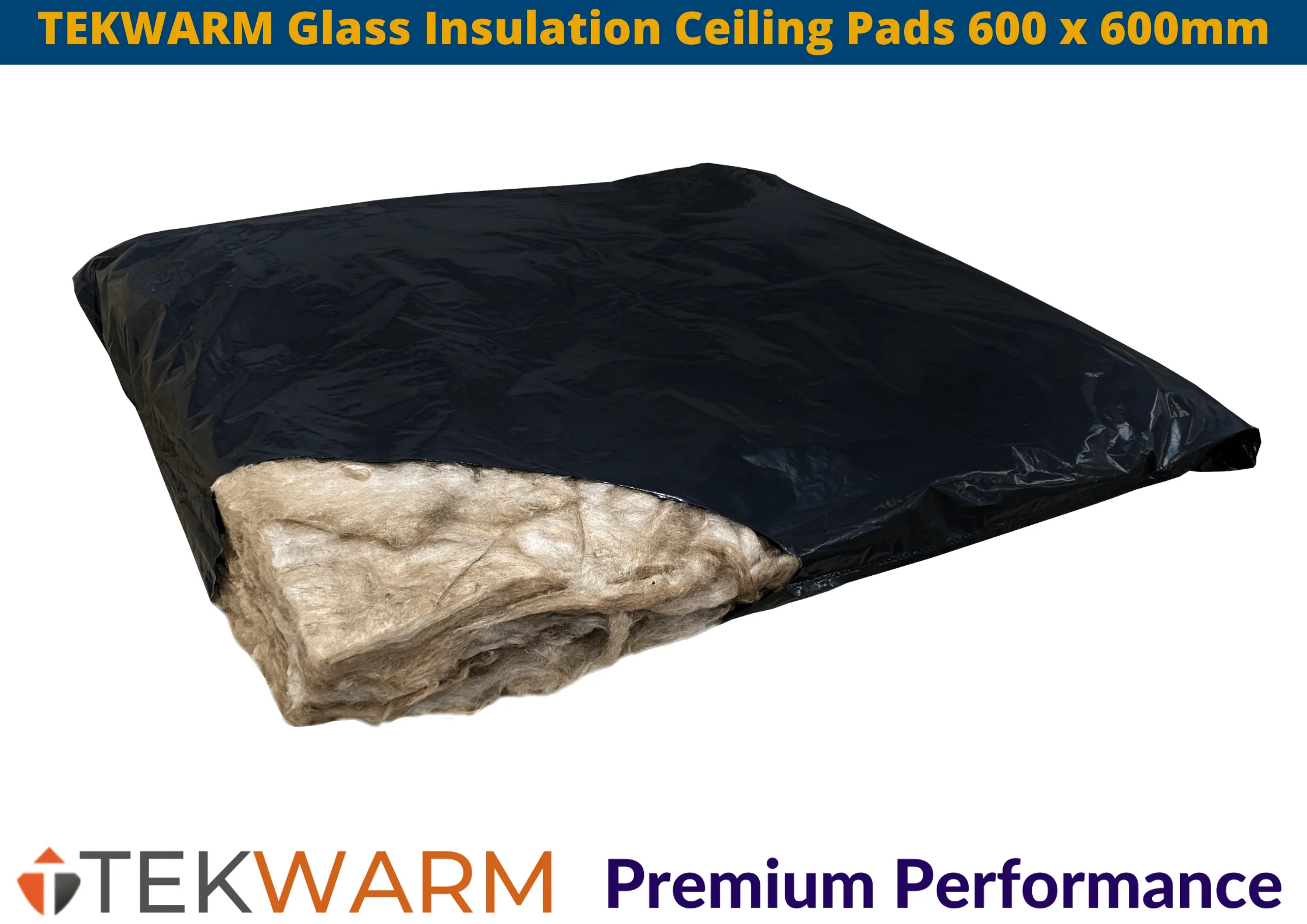 Tekwarm Ceiling Insulation Pads 600 x 600mm 250mm 4.32m2 - Image 2