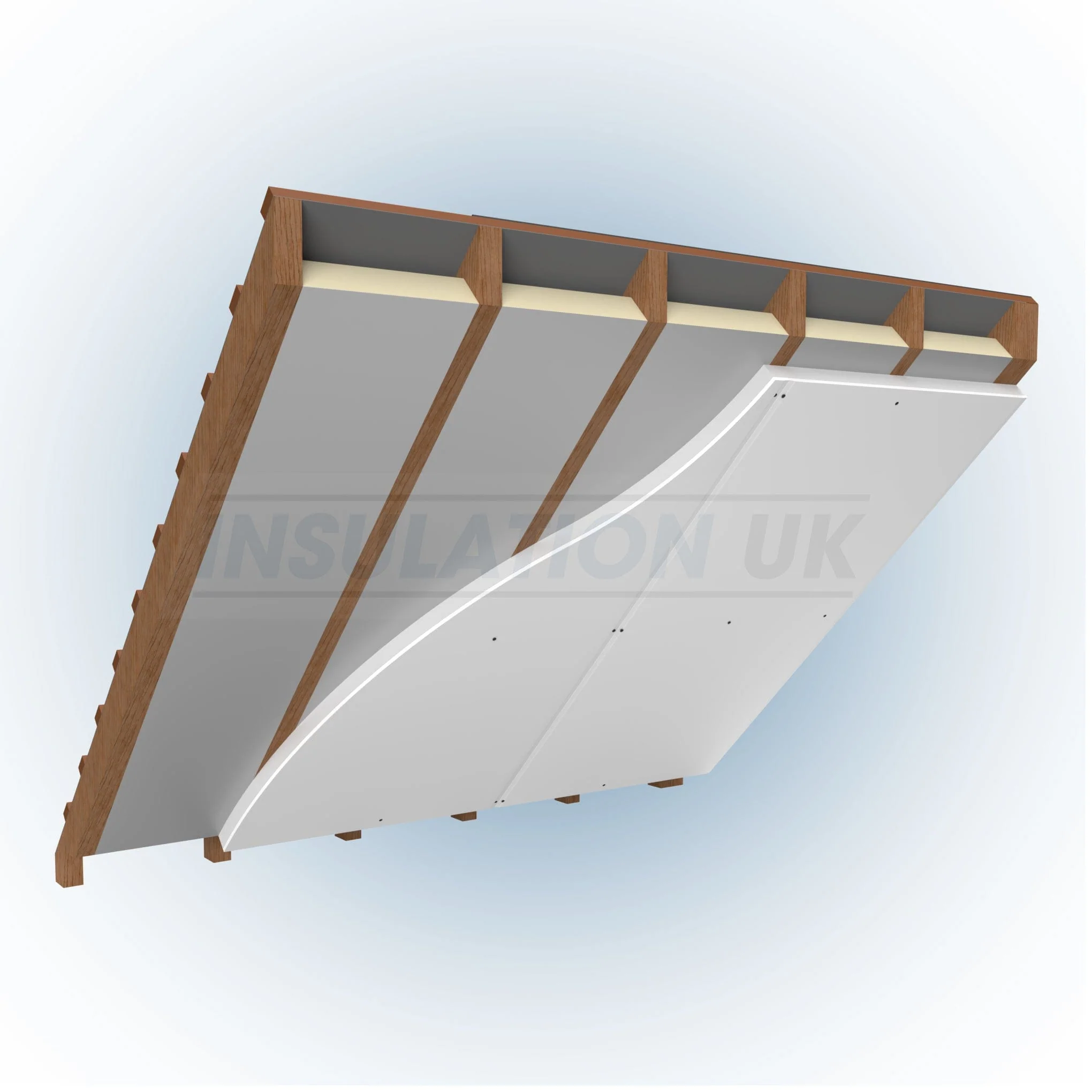 25.5mm Tekwarm EPS Insulated Plasterboard  2.4m x 1.2m - Image 6
