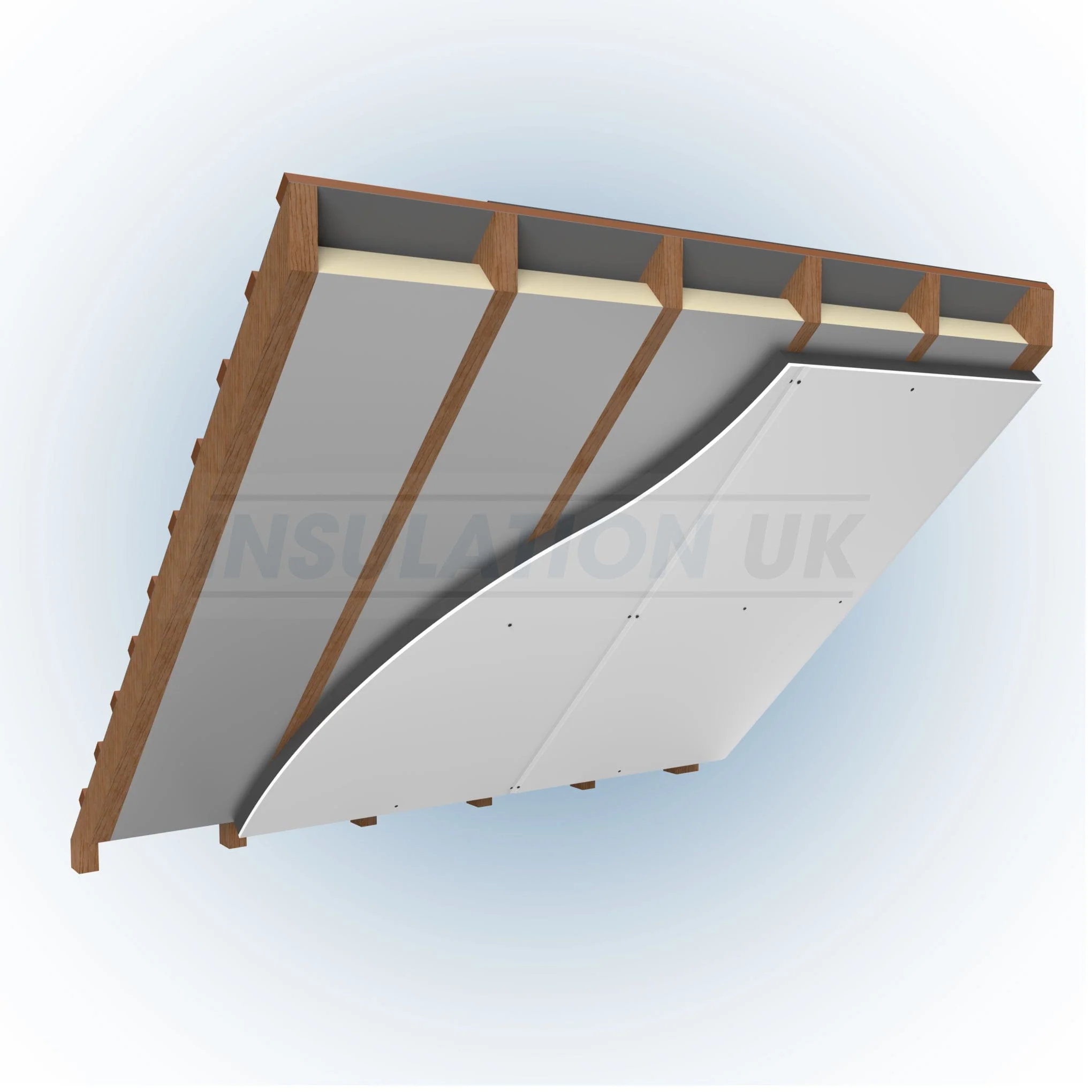 42.5mm Tekwarm HP+ Insulated Plasterboard  2.4m x 1.2m - Image 6