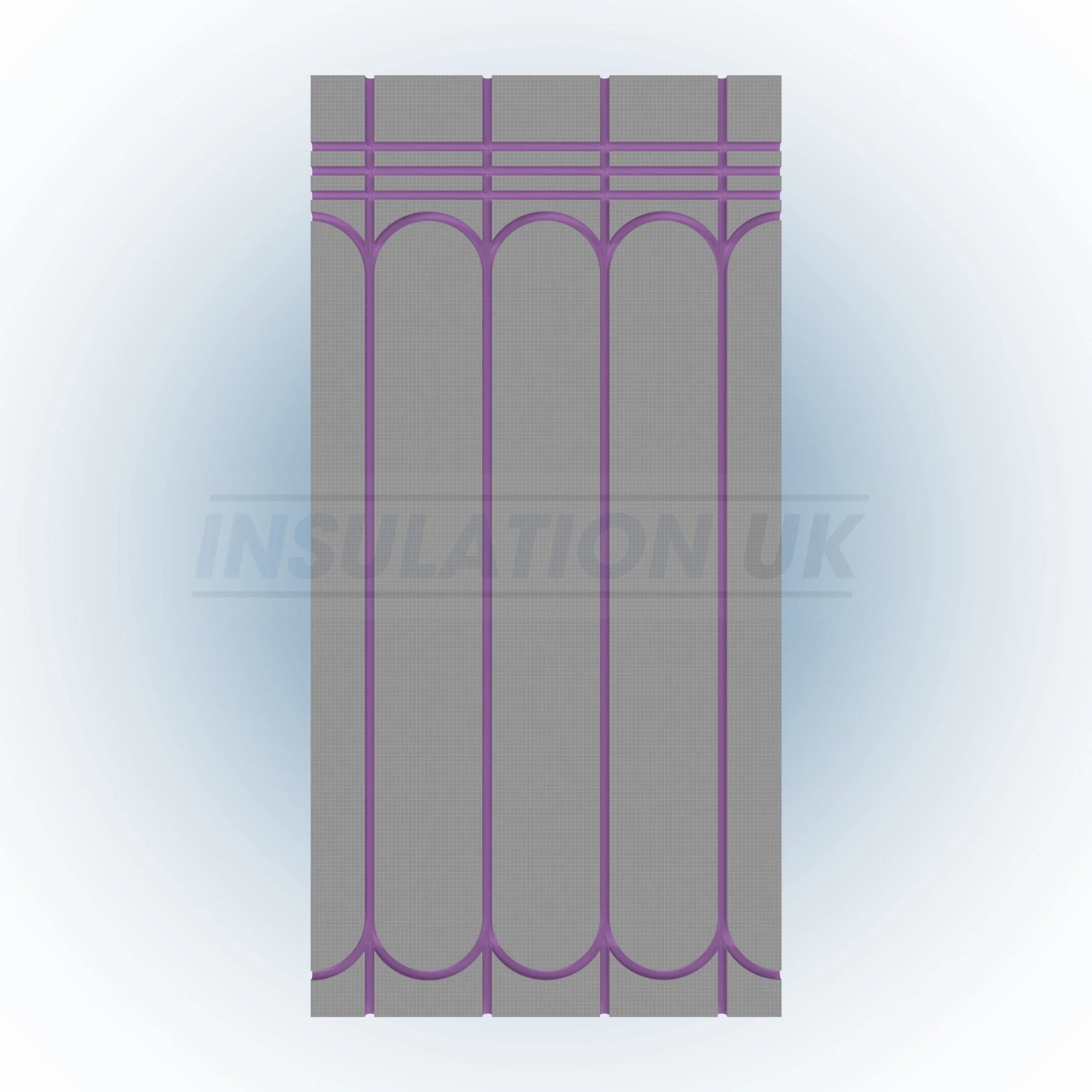 Tekwarm Lite Low Profile UFH Board  1200mm x 600mm x 20mm  12mm Pipe / 150mm Centres - Image 3