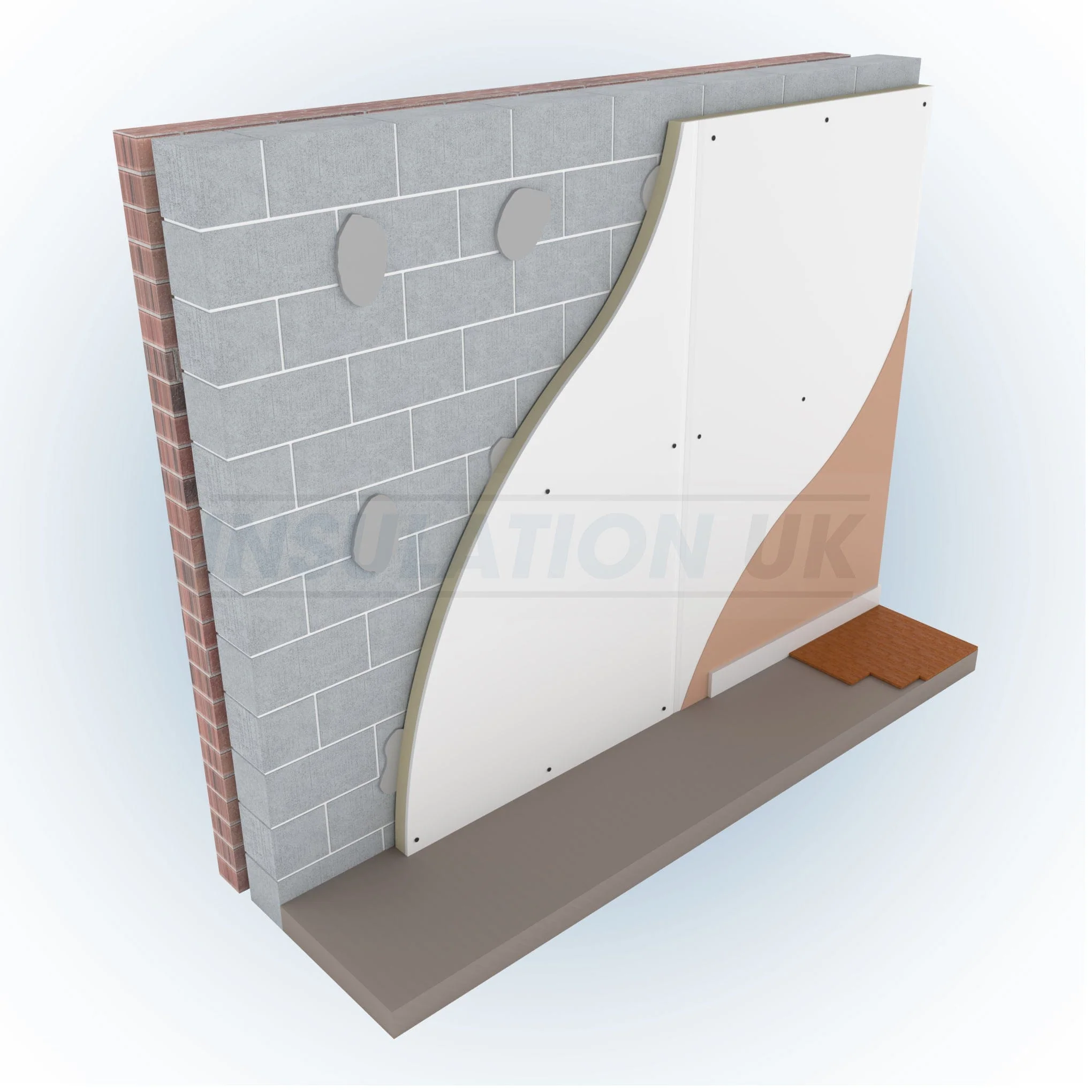 Tekwarm PIR Insulated Plasterboard  2.4m x 1.2m  Bulk Buy  82.5mm - Pallet of 12 Sheets - Image 5