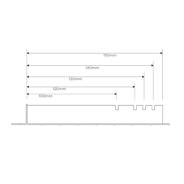Universal 150 EPS Cavity Closer 100-150mm x 2.4m - Image 3